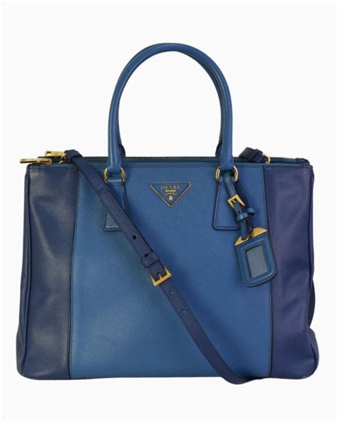 bolsa prada saffiano bicolor